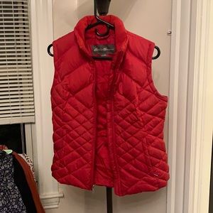 Eddie Bauer red vest